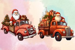 Christmas Truck Clipart Bundle, Christmas Bundle Product Image 4