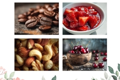 Strawberry Cutting Board, Nuts Cutting Board, Cherry PNG Product Image 3