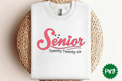 Senior Twenty Twenty Six graduation PNG Sublimation Design Product Image 4