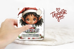 Cartoon Christmas Elf Money Card, Christmas Gift Card Product Image 3
