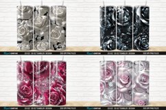 3D Seamless Rhinestone Roses Tumbler Bundle Product Image 3