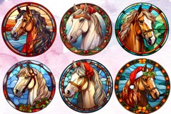 Stained Glass Horse Ornaments Bundle, Stained Glass Product Image 4