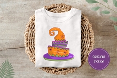 Hand Drawn Halloween Cake Illustration, Halloween Cake PNG Product Image 3