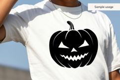 Jack O Lantern Silhouette SVG Product Image 3