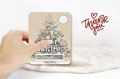 Boho Christmas Tree Money Cards, Christmas Money Card Product Image 3