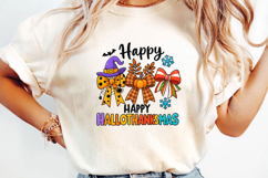 Happy Hallothanksmas Sublimation, Christmas Png Product Image 3