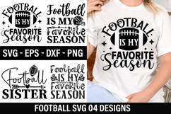 Tailgates and Touchdowns SVG - Football is My Favorite Product Image 1