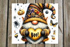 Halloween Gnome | 8 Skinny tumbler sublimation designs Product Image 3