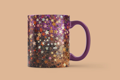 Gold Star Glitter Digital Paper Product Image 3