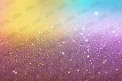 Rainbow Glitter Gradient Background for Craft Projects Product Image 1