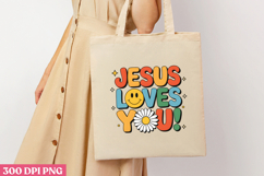 JESUS LOVES YOU PNG, Jesus Sublimation PNG Product Image 3