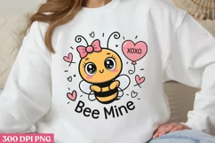 Bee mine PNG, Cozy Valentine Sublimation PNG Product Image 1