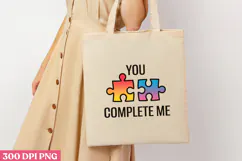 You Complete me PNG, Valentine Sublimation PNG Product Image 2