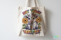 Cute Highland Cow Png Sublimation Product Image 4