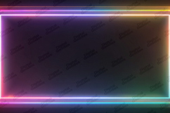 Neon Glow Frame Background for Modern Creative Projects Product Image 1