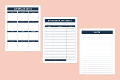 2027 Business Balance Sheet | Financial Statement Product Image 3