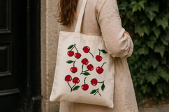 Cross stitch cherries set pattern with leaves, PDF embroider Product Image 3