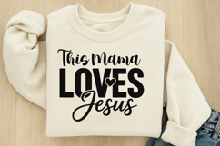 This Mama Loves Jesus SVG Product Image 1