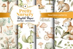 Nursery Seamless patterns and Seamless backgrounds Product Image 1