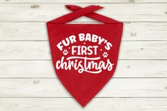 Fur Baby's first christmas SVG, Christmas SVG Product Image 3