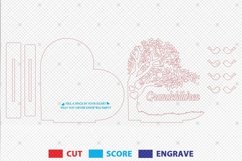 Personalized Grandma Tree Heart Stand Decor SVG Product Image 2