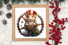 Pets Love Christmas Watercolor Clipart, Christmas PNG Product Image 3