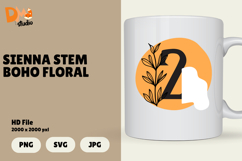 Sienna Stem Boho Floral Monogram Product Image 1