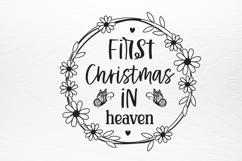 Christmas in Heaven memorable SVG Product Image 3