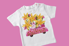 Spring Bunny Wall Art Printable, Easter Nursery Print Product Image 3