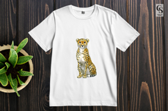 Cheetah Watercolor Clipart Sublimation PNG Product Image 3