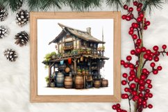 Western Christmas Watercolor Clipart Product Image 3