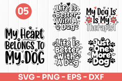 My Heart Belongs to My Dog SVG PNG Product Image 1