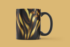 Gold Black Waves Digital Paper Product Image 3