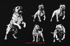 10 Bundle Dark Art Mastiff Dog Beast Pet Doggo Pitbull Breed Product Image 5