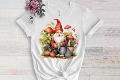 Christmas Santa Gnome Clipart Sublimation, Christmas PNG Product Image 3