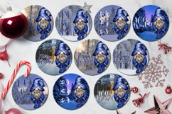 Christmas Gnome | Car coaster &amp; key chain Christmas designs Product Image 3