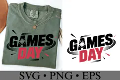 Games Day Svg | Sport Svg | Shirt Svg Product Image 3