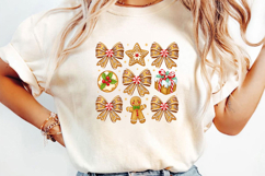 Gingerbread Cookies Christmas Sublimation, Christmas Png Product Image 2