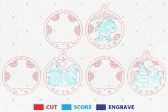 Christmas Ornament Laser Cutfile Svg Product Image 2