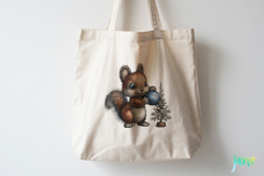 Whimsical Blue Christmas Clipart Product Image 3