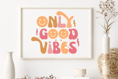 Only good vibes SVG, Inspirational SVG Product Image 3