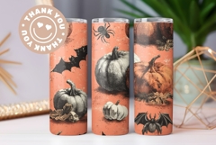 Spooky Halloween Backgrounds, Halloween Pumpkins PNG Product Image 3