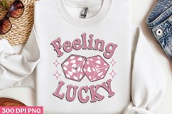 Feeling lucky PNG,Retro Valentine PNG Product Image 3