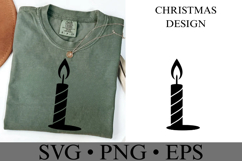 Christmas Candle Svg | Christmas svg | Shirt Svg Product Image 3