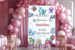 Baby Shower Welcome Sign Template 176 Product Image 3