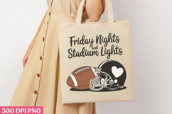 Friday Nights Stadium PNG, America Football Sublimation PNG Product Image 1