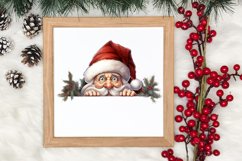 Funny Christmas Peeking Sublimation, Christmas PNG Product Image 3