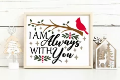 I Am Always With You Svg, Red Cardinal Memorial Svg. Product Image 5