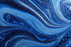 Deep Blue Liquid Swirl Abstract Texture Background JPG Product Image 1