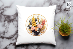 Floral Arrangement Clipart Sublimation PNG Product Image 3